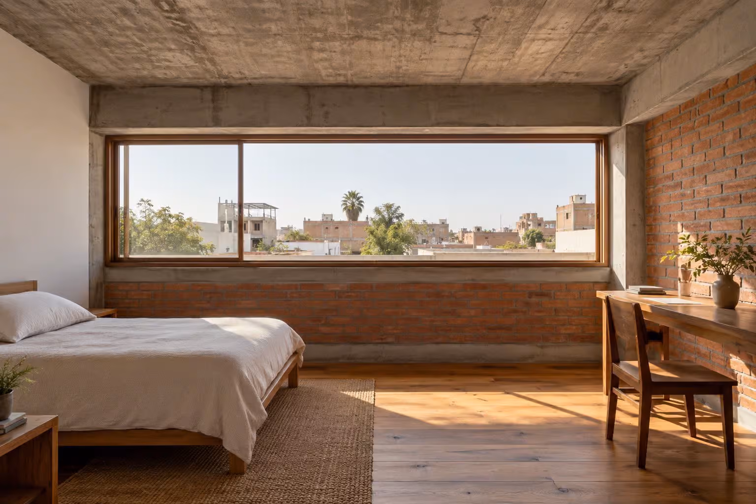 Estudio del segundo piso con losa de concreto expuesta
